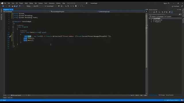 Task vs Thread in C#: Task Example смотреть онлайн