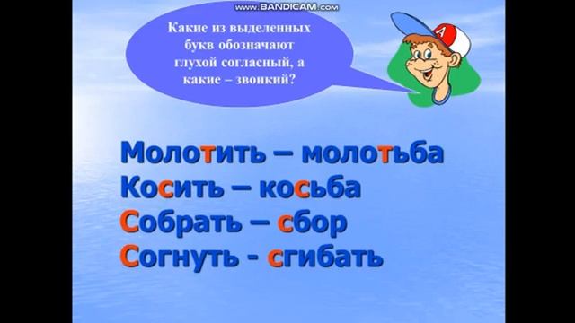 Російська мова. Урок 13. «Согласные звуки: звонкие и глухие, твердые и мягкие». 5 клас смотреть онлайн