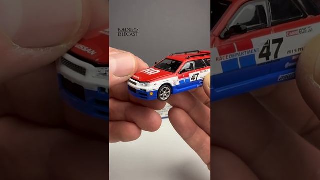 Nissan Stagea R34 - Aka The Skyline Wagon By Pop Race In 1:64 Scale Diecast ASMR Unboxing