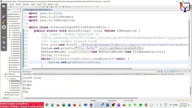 Part 25 | How many ways we can fetch files? #java #javaprogramming #filehandling смотреть онлайн