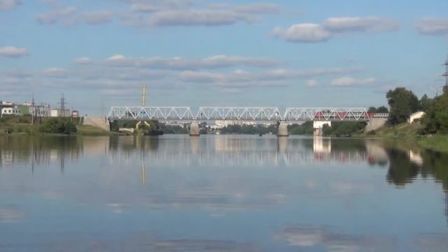 Железнодорожный мост в Твери смотреть онлайн
