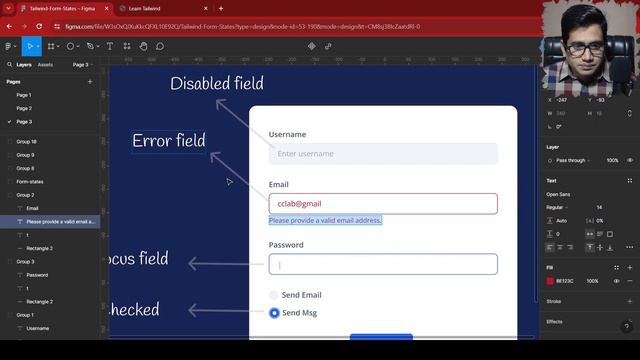 How to Create Form UI Using Tailwind CSS | Tailwind Form States #tailwindcss #learntailwind смотреть онлайн