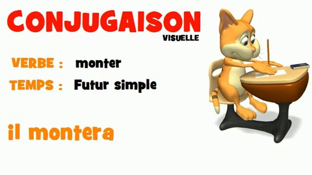 CONJUGAISON = monter = Futur simple смотреть онлайн