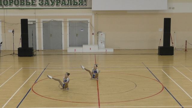 Чернова Виталина, Максимкина Ксения г. Челябинск. Аэробика 11-12 лет. Полуфинал. 19.03.23