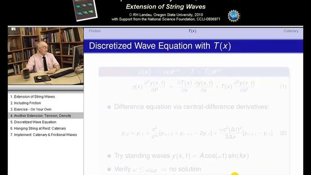 21.3 Waves on a Catenary with Friction смотреть онлайн