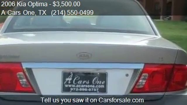 2006 Kia Optima LX 4dr Sedan (2.4L I4 4A) For Sale In Dallas