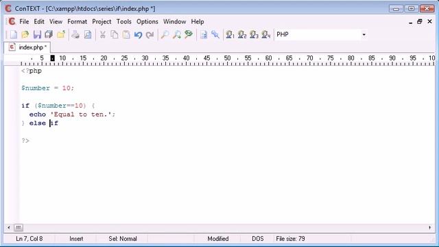 PHP 19 else if Statement смотреть онлайн