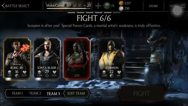 Mortal Kombat X Mobile - Scorpion Boss Battle Tips смотреть онлайн