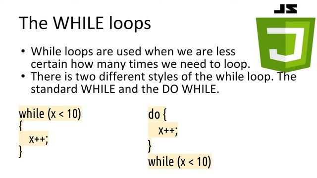 JavaScript Tutorial #5 - Control Flow: Loops смотреть онлайн
