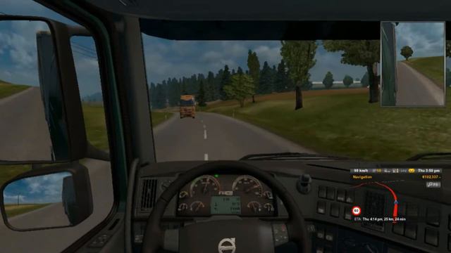 The crazy driving in Euro truck Simulator 2 Latest Version of 2016. смотреть онлайн
