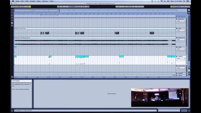 Triggering lights using Ableton LIve and DMXIS смотреть онлайн