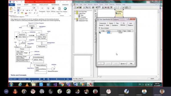 Lab-Rational Rose & Star UML tools-Class Diagram