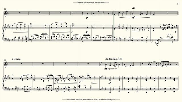 Julien Porret: Concertino No. 20 for Trumpet and Piano, 442Hz смотреть онлайн