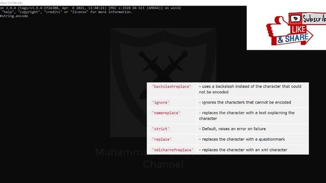 Encode - Modify Strings in Python смотреть онлайн