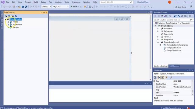 C# DataGridView using a Microsoft SQL Server Express data source смотреть онлайн