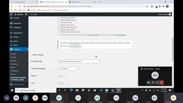 How to add recaptcha in contact form 7 | wordpress website builders | 16/11/2020 смотреть онлайн