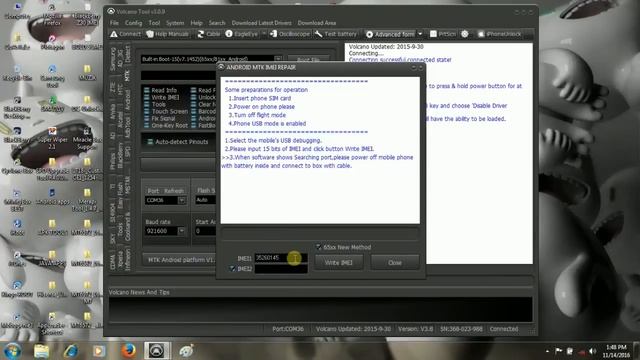 How To Write IMEI (Serial Number) On MTK Android Devices Using Volcano Box - [romshillzz] смотреть онлайн
