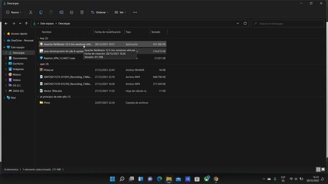 Aprende a Instalar Apache Netbeans 12.5 con JDK 1.8 смотреть онлайн