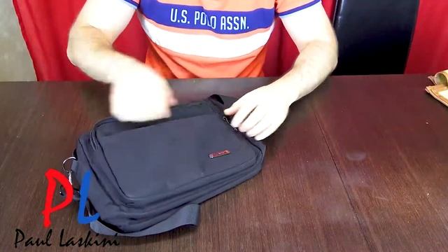 Сумка мужская через плечо Paul Laskini 7715 Черный купить на Wildberries, Ozon, Aliexpress смотреть онлайн