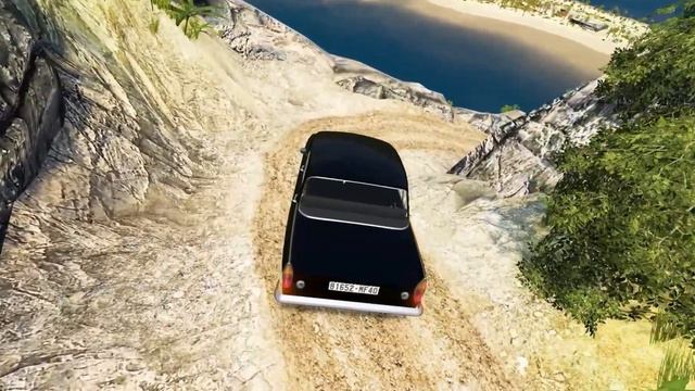 🚗BeamNG -- заезжаю на гору Вулкан на Москвичах 407 и 408, изучаю два трека на Рифе, езжу как тракто смотреть онлайн