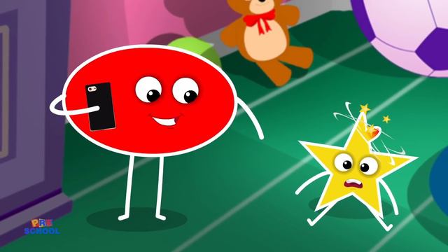 Five Little Shapes | Shapes Song | Learn Shapes | Preschool Videos For Kids | Nursery Rhymes смотреть онлайн