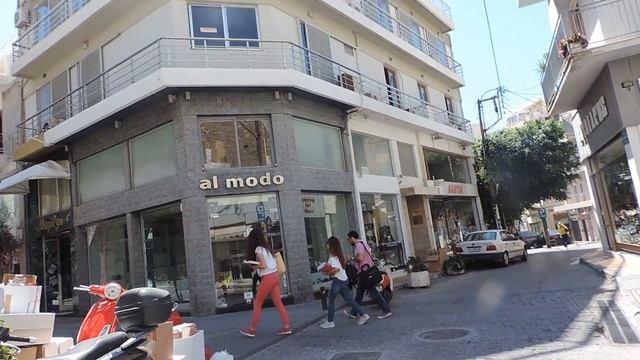Крит. Ираклион. По центру города до Кафедрального собора Мины смотреть онлайн
