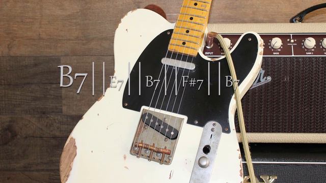 Blues Shuffle - Backing Track In B - 120bpm