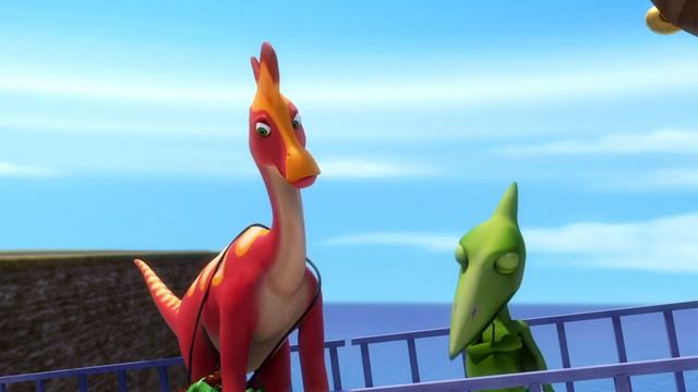 Solar Trains and Zeppelins! | Dinosaur Train смотреть онлайн