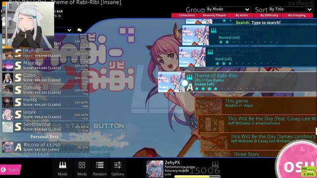 Учимся играть в osu! mania смотреть онлайн
