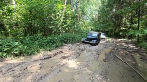 ЧТО МОЖЕТ MITSUBISHI PAJERO SPORT 2 на бездорожье с подготовленными УАЗ Хантер и Нивой на 33-х?