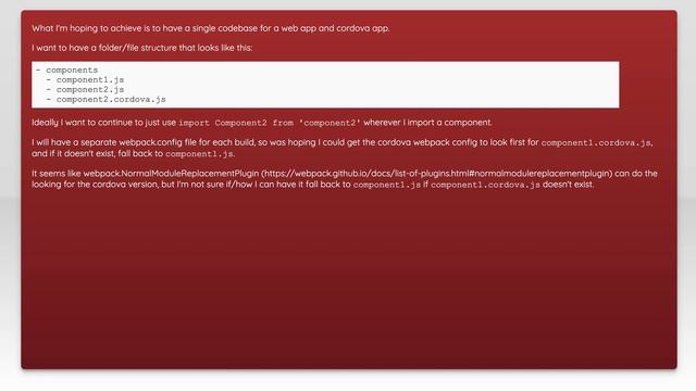 How to use webpack.NormalModuleReplacementPlugin for optional conditional file loading смотреть онлайн