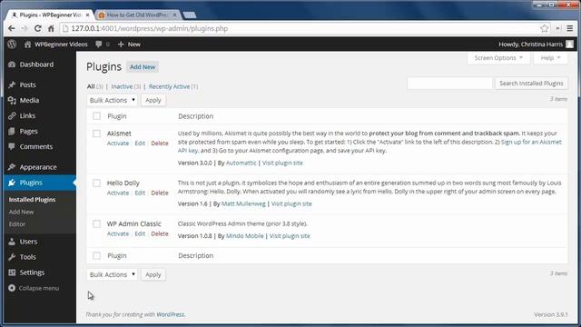 How to Get Old WordPress Admin Interface in WordPress 3 8 смотреть онлайн