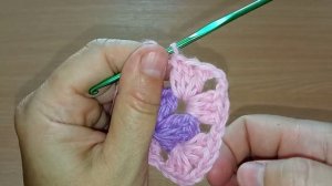 Подробный мастер-класс Бабушкиного квадрата крючком