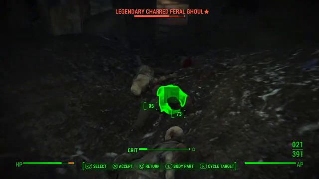Fallout 4 - Legendary Charred Feral Ghoul смотреть онлайн