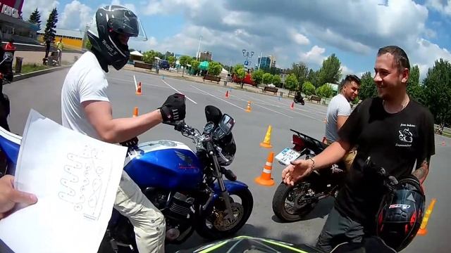 Первая тренировка на эндуро мотоцикле по Moto Gymkhana с #motogymkhana_ZP