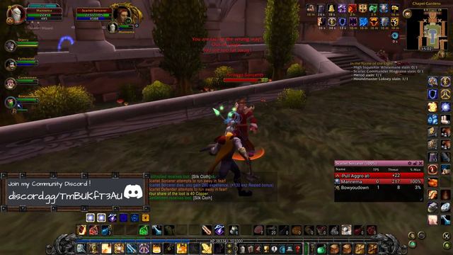 HC Turtle WoW Vanilla+ Alliance # 226 - Scarlet Monastery Cathedral P1 My Last Dungeon Run