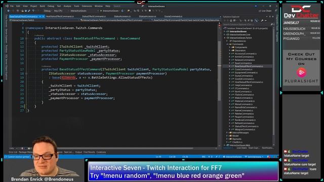 Coding Twitch Commands into Final Fantasy 7 with C# .NET Core 3.0 - Ep 227 смотреть онлайн