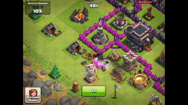 Clash of Clans - Bomb trigger Spring Trap Combo смотреть онлайн