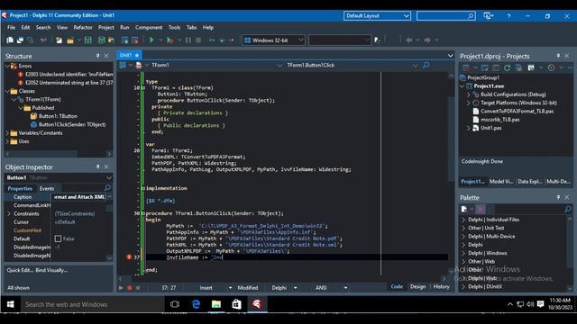ZATCA KSA-ENVOICING INVOICE PDF/A3a FORMAT DELPHI, C#,.NET,Vb6,POWERBI, FOXPRO, PHP, VBA,MS ACCESS смотреть онлайн