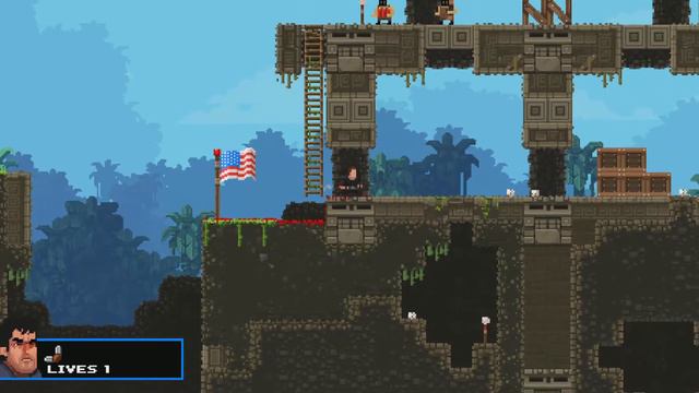 Broforce Обзор, Мнение, Первый взгляд, Аналог Contra смотреть онлайн