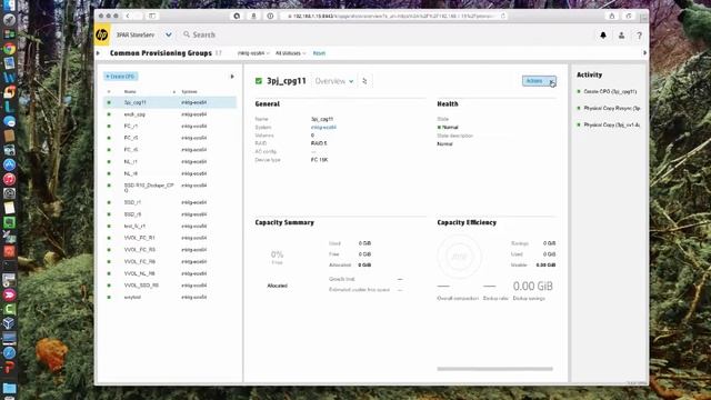 HP 3PAR SSMC Basic Provisioning смотреть онлайн