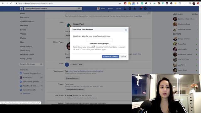 How to Change Facebook Group URL Name 2020 // Follow These Steps! смотреть онлайн