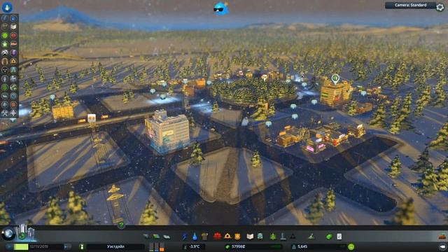 Cities: Skylines - Snowfall прохождение - Центральный парк. Большие здания - [Часть 5] смотреть онлайн