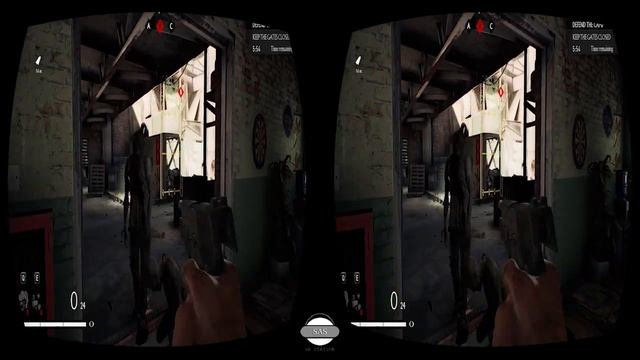 ? Overkill's The Walking Dead VR SBS 3D Virtual Reality Video ? смотреть онлайн