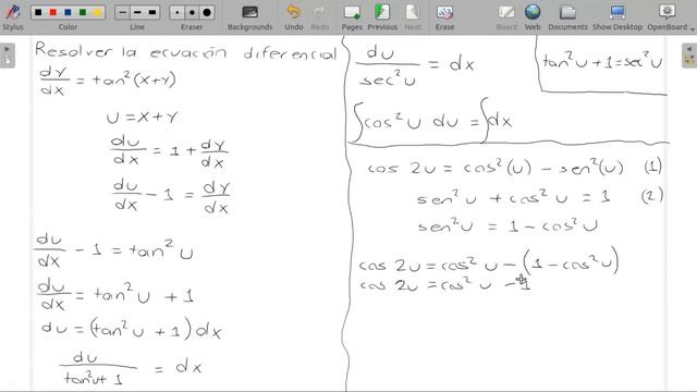 Resolver dy/dx =tan^2 (x+y) смотреть онлайн
