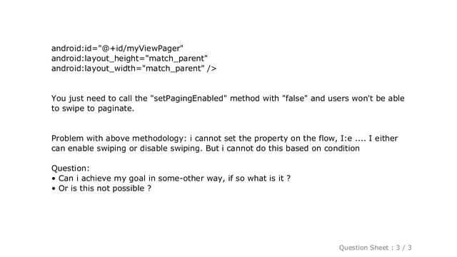 Android : How to disable or enable viewpager swiping in android смотреть онлайн