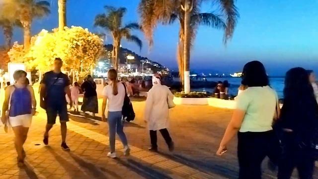 Kusadasi Ataturk Boulevard ! Evening Beach Walk ! Kusadasi Turkey 2022 ! смотреть онлайн