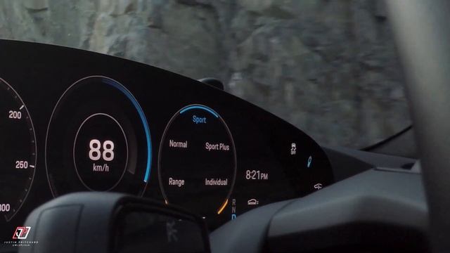 Porsche Taycan Turbo Electric Acceleration Sounds