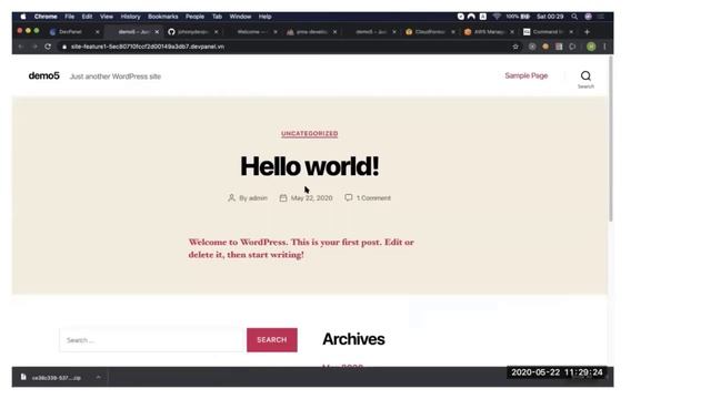 DevPanel Screenshot Tour смотреть онлайн