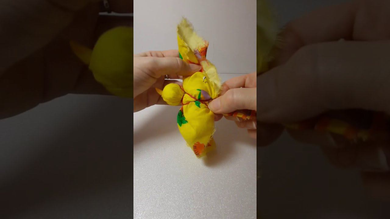 Птица из ткани. Мастер-класс. смотреть онлайн